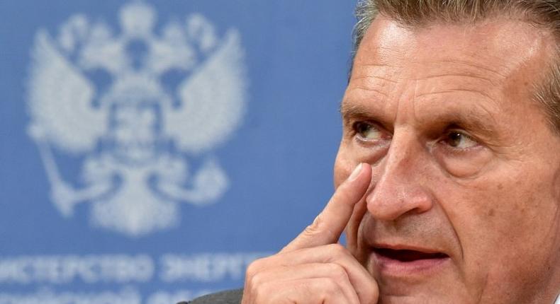 European Commissioner Guenther Oettinger said the phrase was not meant in any way disrespectfully towards China