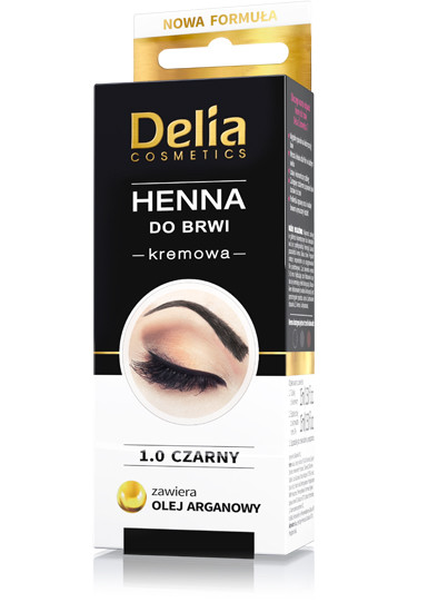 Henna do brwi kremowa. Delia Cosmetics