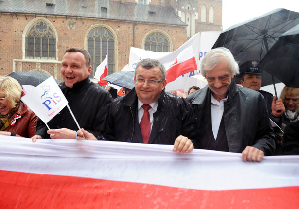 Marsz PiS w Krakowie