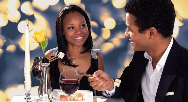 Black couple on a romantic date [Capitalfm]