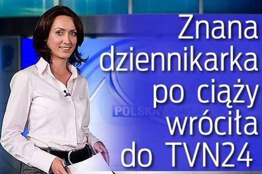 Znana dziennikarka po ciąży wróciła do TVN24