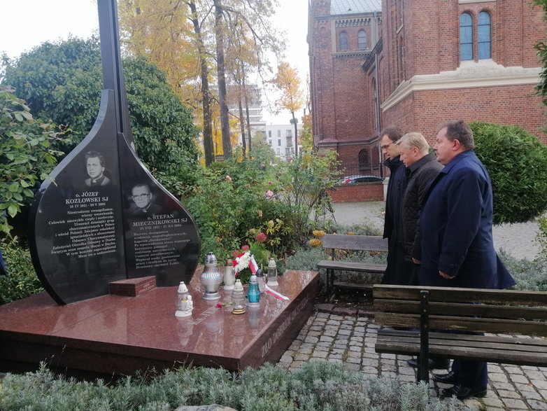 37. rocznica śmierci ks. Jerzego Popiełuszki. Łódzcy związkowcy 