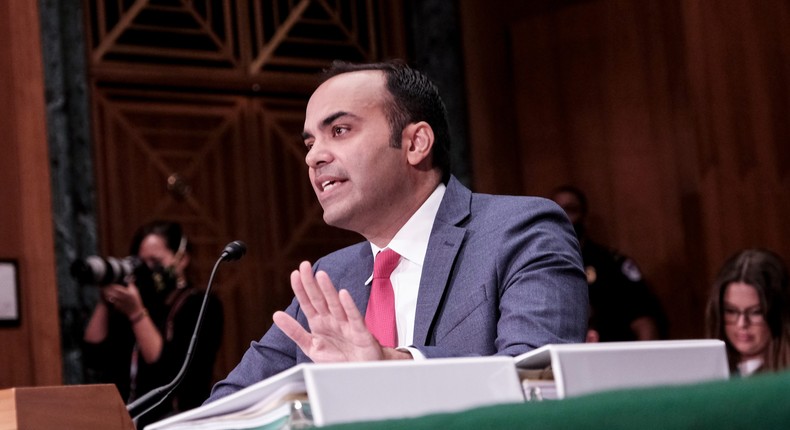 Rohit Chopra, director of the Consumer Financial Protection Bureau (CFPB).Michael A. McCoy/Getty Images