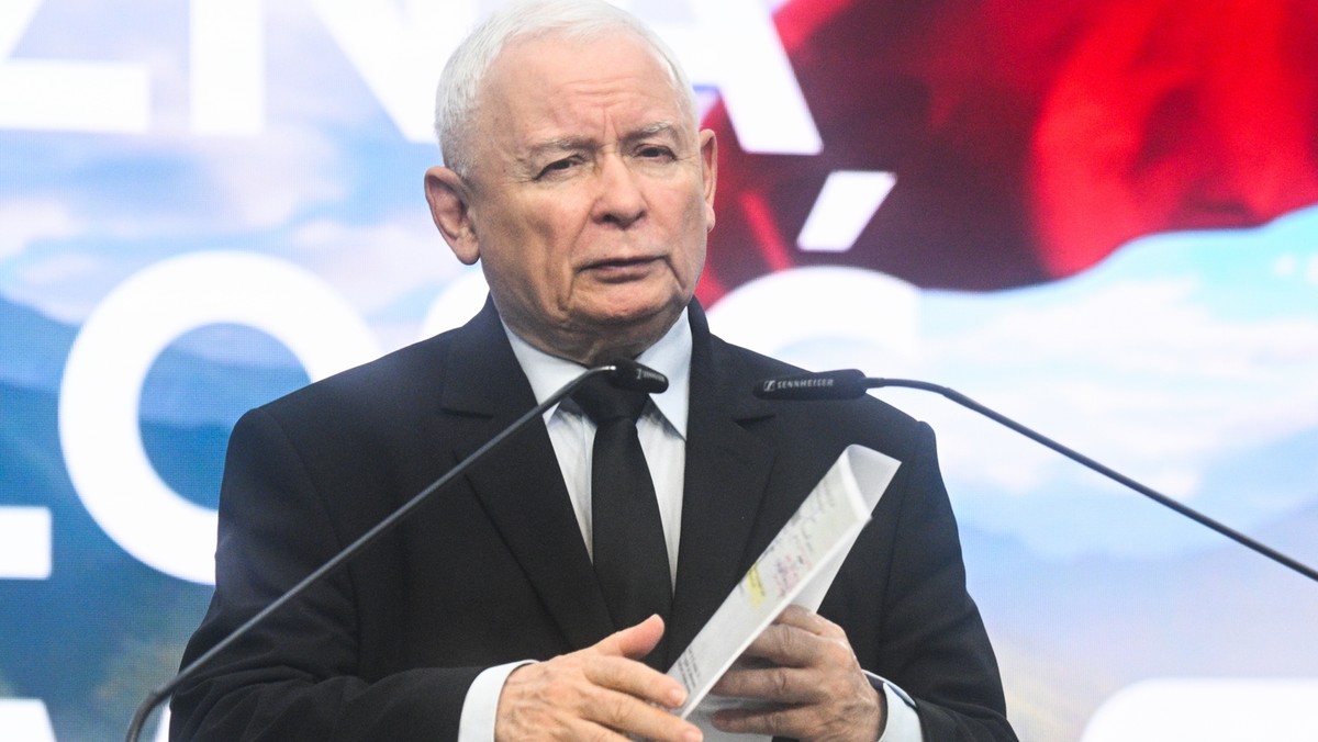 Prezes PiS Jarosław Kaczyński