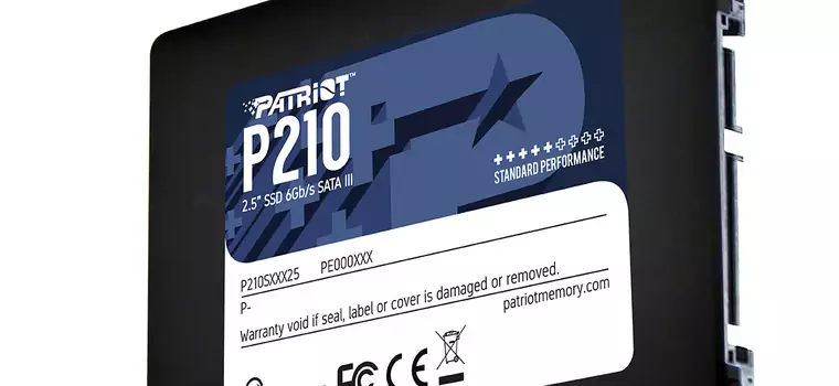Patriot P210 - zaprezentowano nową serię tanich dysków SSD