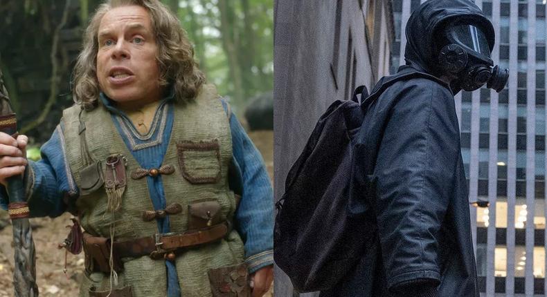 Warwick Davis as Willow in Willow and Ben Schnetzer as Yorick in Y: The Last Man.Disney+/Hulu