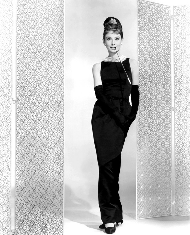Audrey Hepburn na planie "Śniadania u Tiffany'ego"