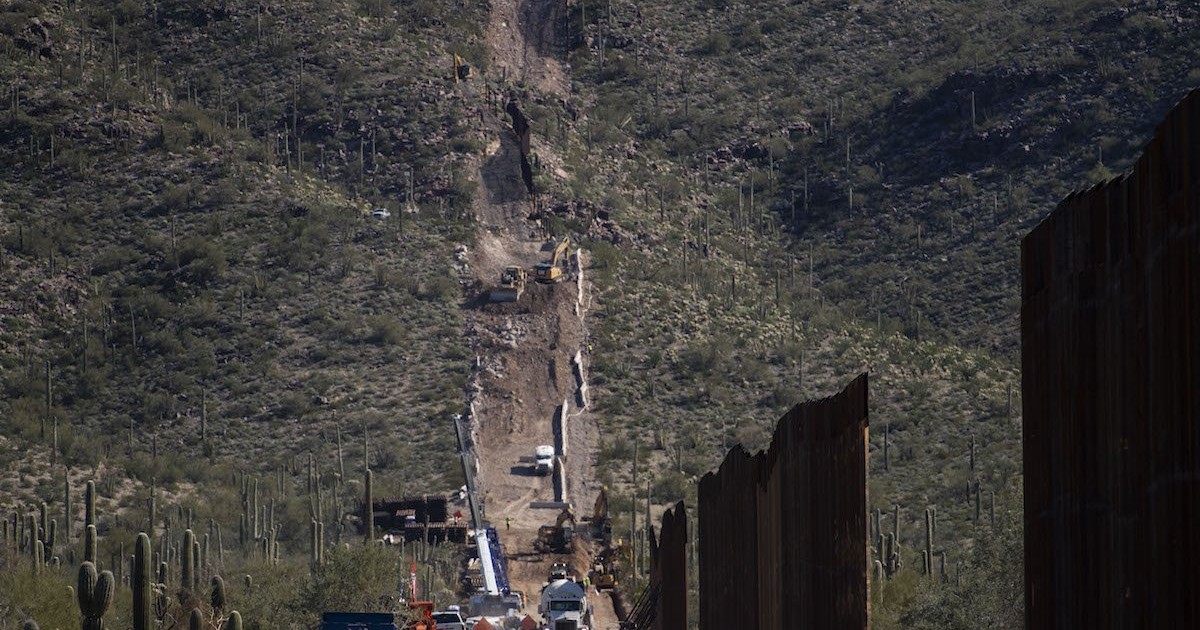 Border officials are blowing up a sacred Native American burial site to ...