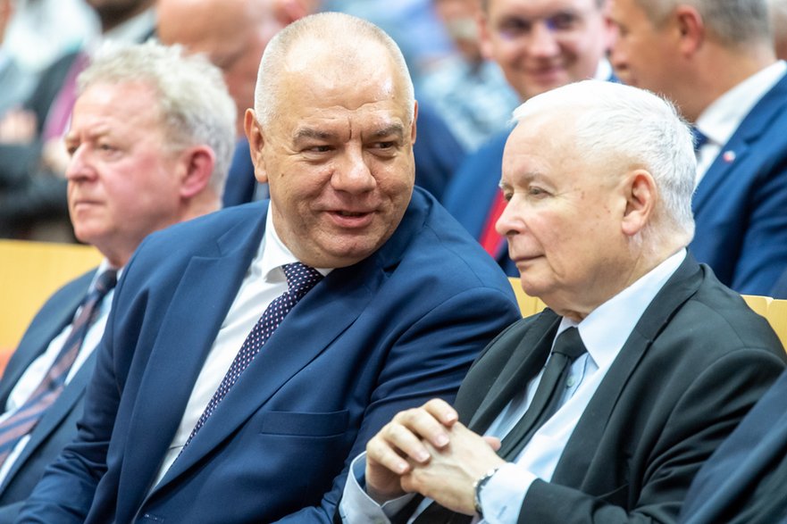 Jarosław Kaczyński i Jacek Sasin