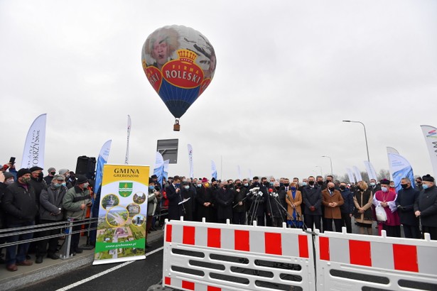 Uroczyste oddanie do użytku nowego mostu na Wiśle