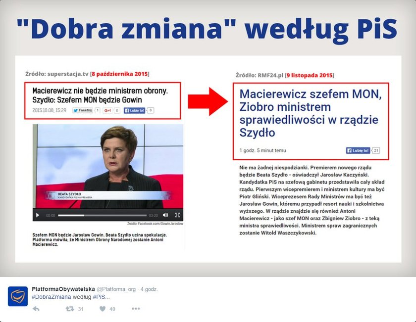 PO nie miała litości