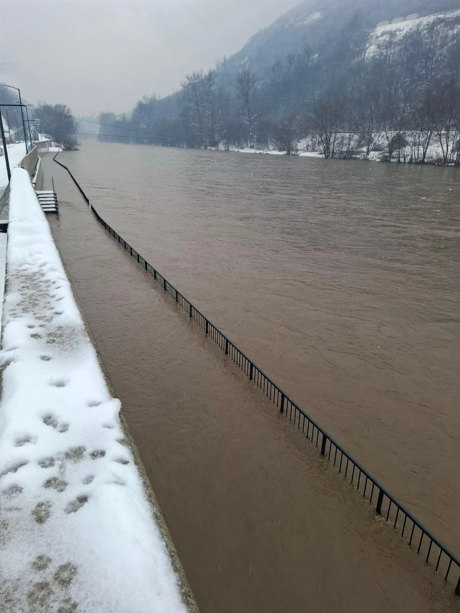 Uvedena vanredna odbrana od poplava na vodnoj jedinici "Lim - Prijepolje"