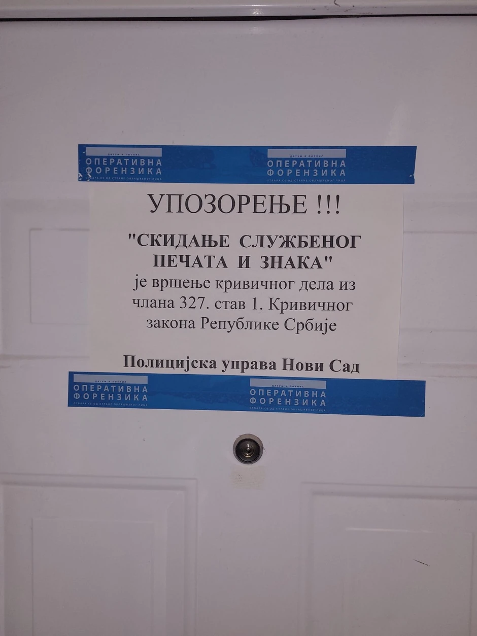 Zapečaćen stan u kojem se dogodio napad