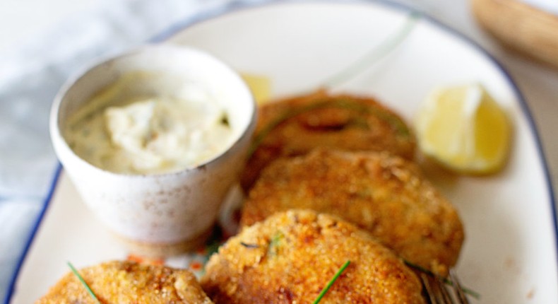 Salmon croquettes (Grandbaby cakes)