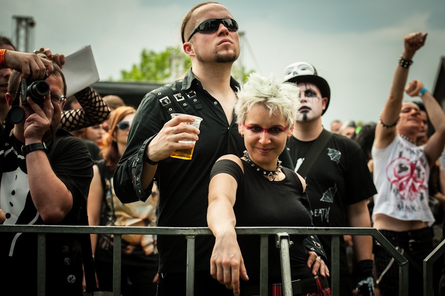 Castle Party 2012 - publiczność (fot. Monika Stolarska / Onet)