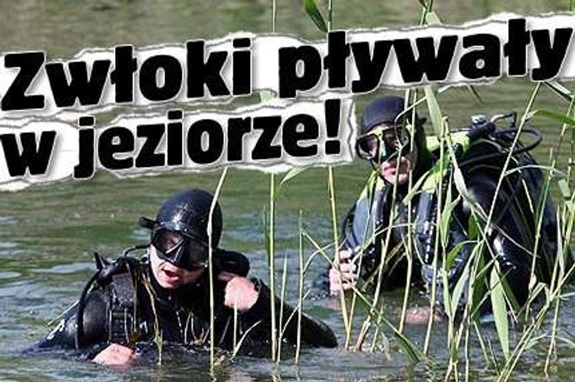 Zwłoki pływały w jeziorze!