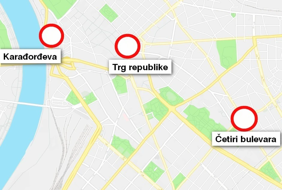 Tri lokacije gde su najveći radovi