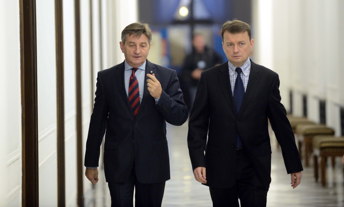 Mariusz Błaszczak i Marek Kuchciński