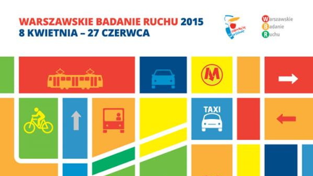 Autobusem, samochodem, a może rowerem? Już jutro rozpoczną się badania ankietowe oraz pomiary ruchu pojazdów i liczby pasażerów komunikacji miejskiej. Warszawskie Badanie Ruchu będzie pierwszą od 10 lat tak kompleksową analizą zachowań komunikacyjnych mieszkańców stolicy. Przepytanych zostanie 17 tys. osób.