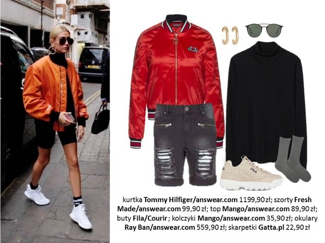 Biker shorts. STYLIZACJE