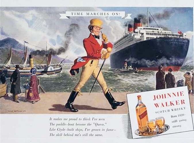 Striding Man, czyli logo whisky marki Johnnie Walker, obchodzi swoje setne urodziny