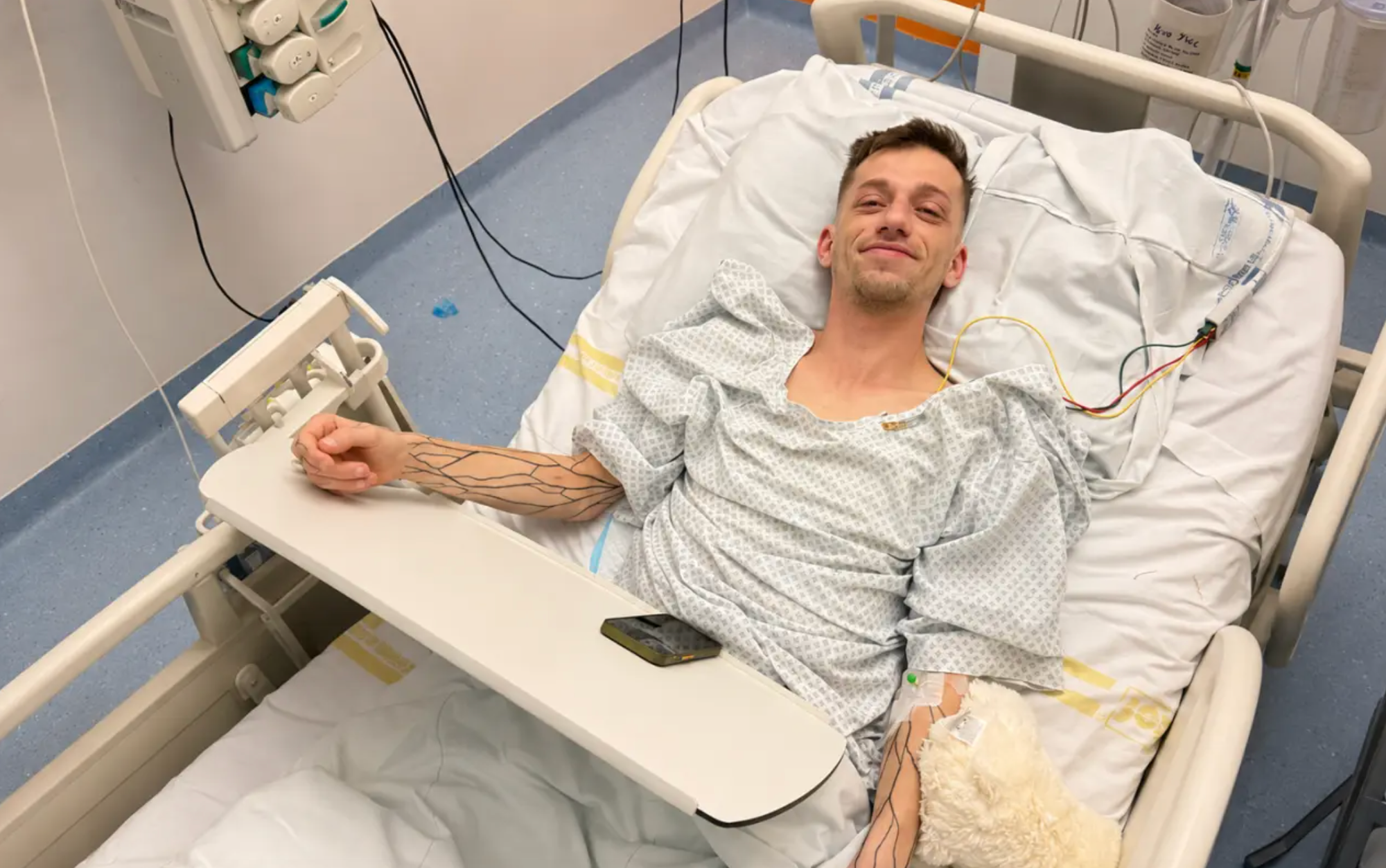 Petr na začiatku roka utrpel vzácny infarkt miechy. 