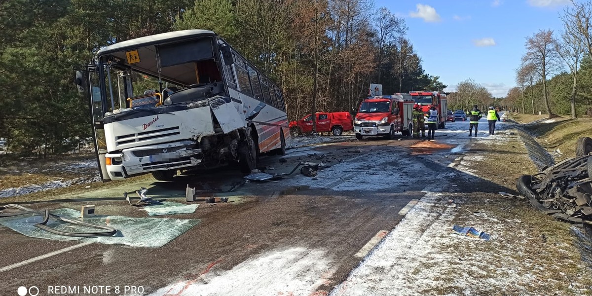 Tragiczny wypadek w Kadłubówce. Nie żyją dwie osoby.