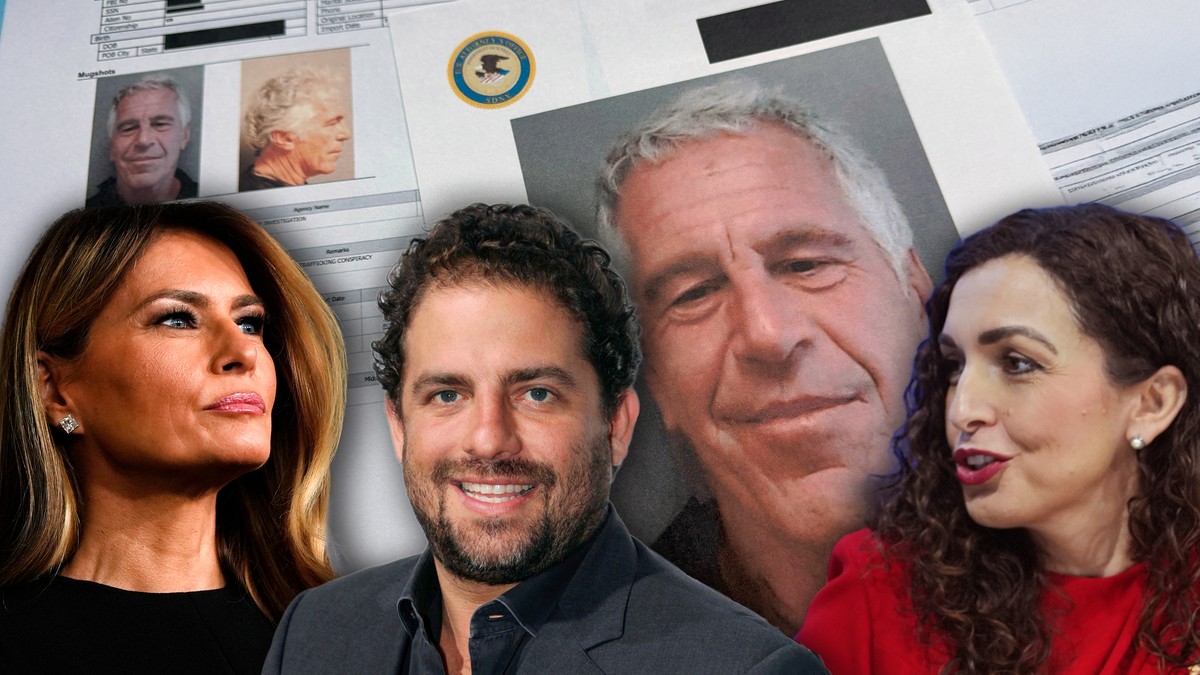 Dzefri Epstajn, Bret Ratner Melanija Tramp i  Vjosa Osmani