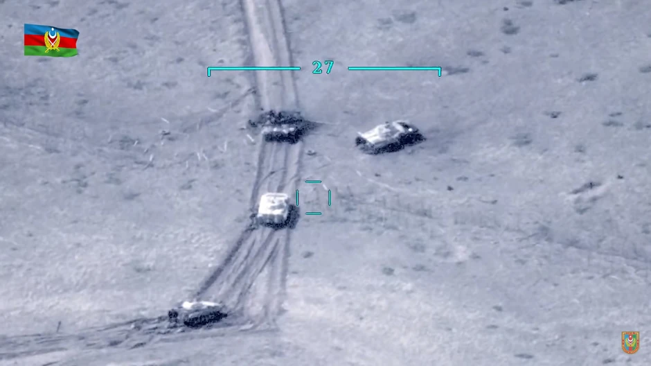 Jermenijski tenkovi u regionu Nagorno-Karabah, na granici s Azerbejdžanom