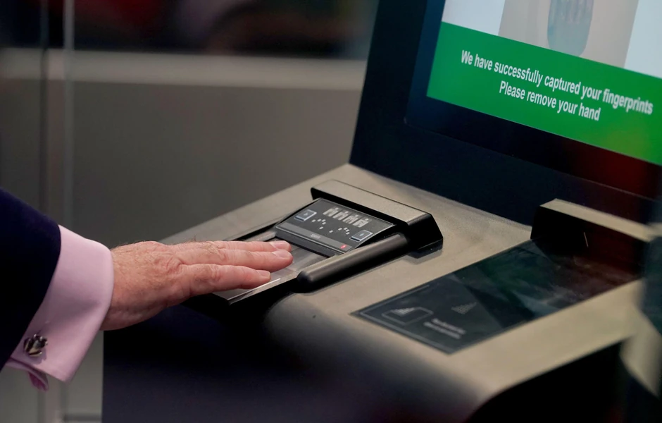 Ekran za ostavljanje otisaka prstiju | Foto: Gareth Fuller/PA Wire