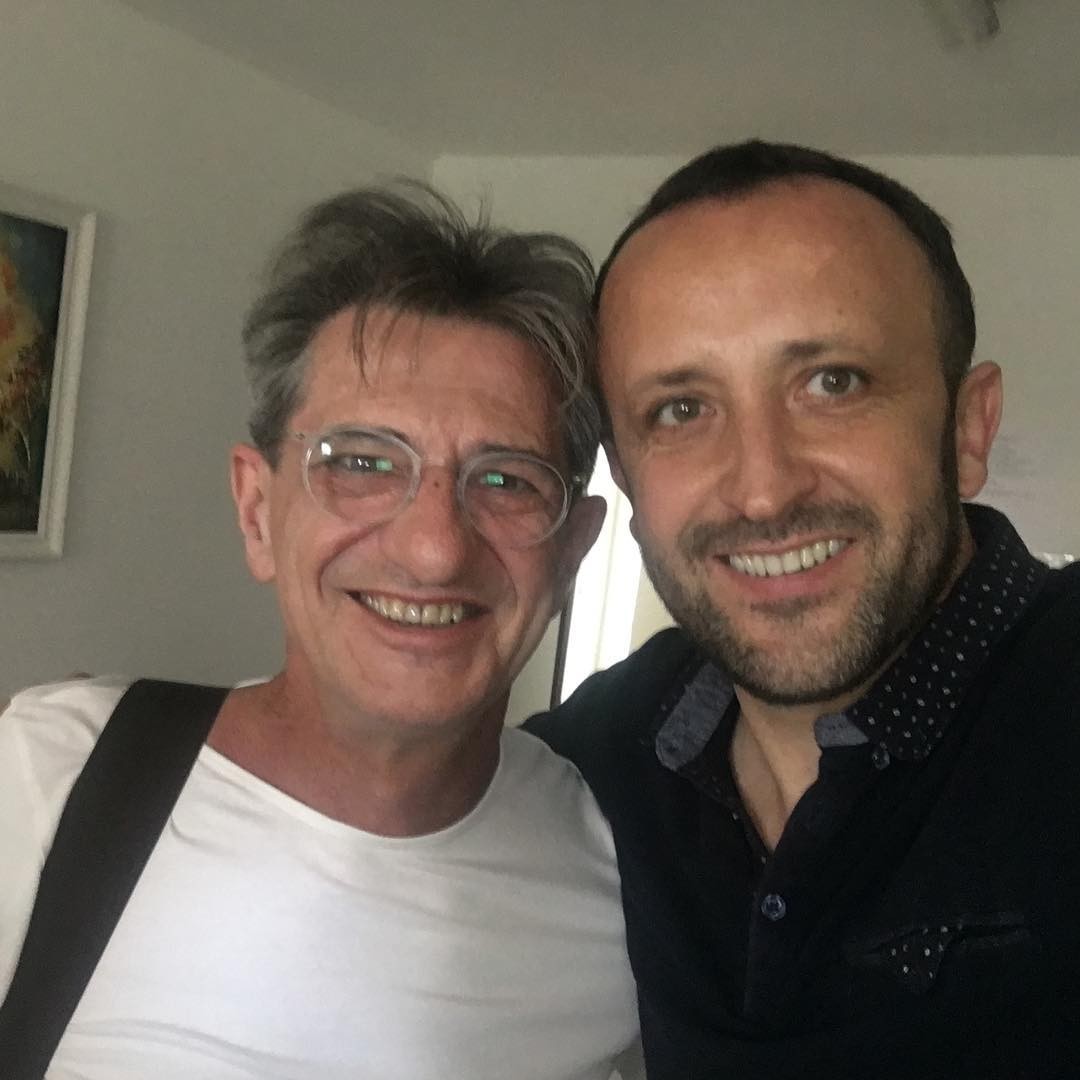 Herec Miroslav Noga a Ondrej Kandráč.
