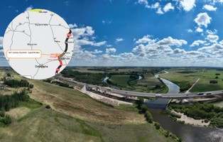 Via Baltica zyska kolejny odcinek. Prace na obwodnicy Łomży już na finiszu [WIDEO]