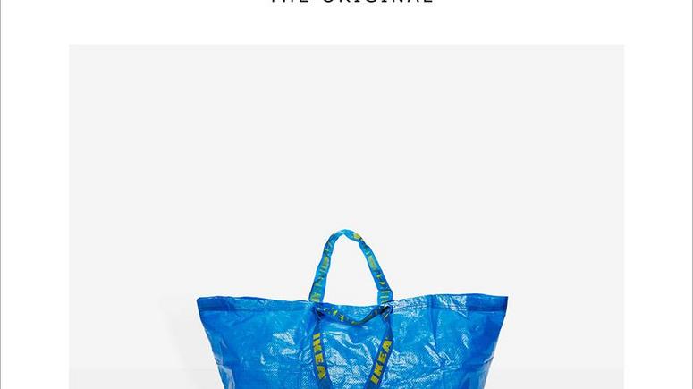 Jak Balenciaga skopiowała klasyczną torbę Ikei i jak Ikea obróciła to w  doskonały żart | Newsweek