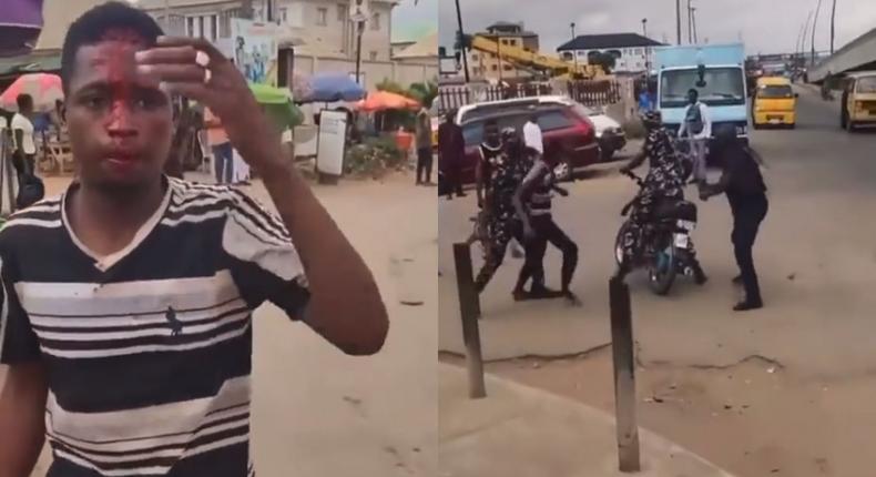 Police detain officers caught brutalising Okada man in viral video. [NAN]