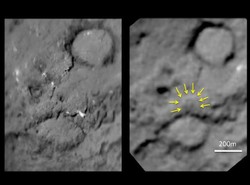 Zobacz niezwykłe zdjęcia komety. Widać ślad po człowieku...