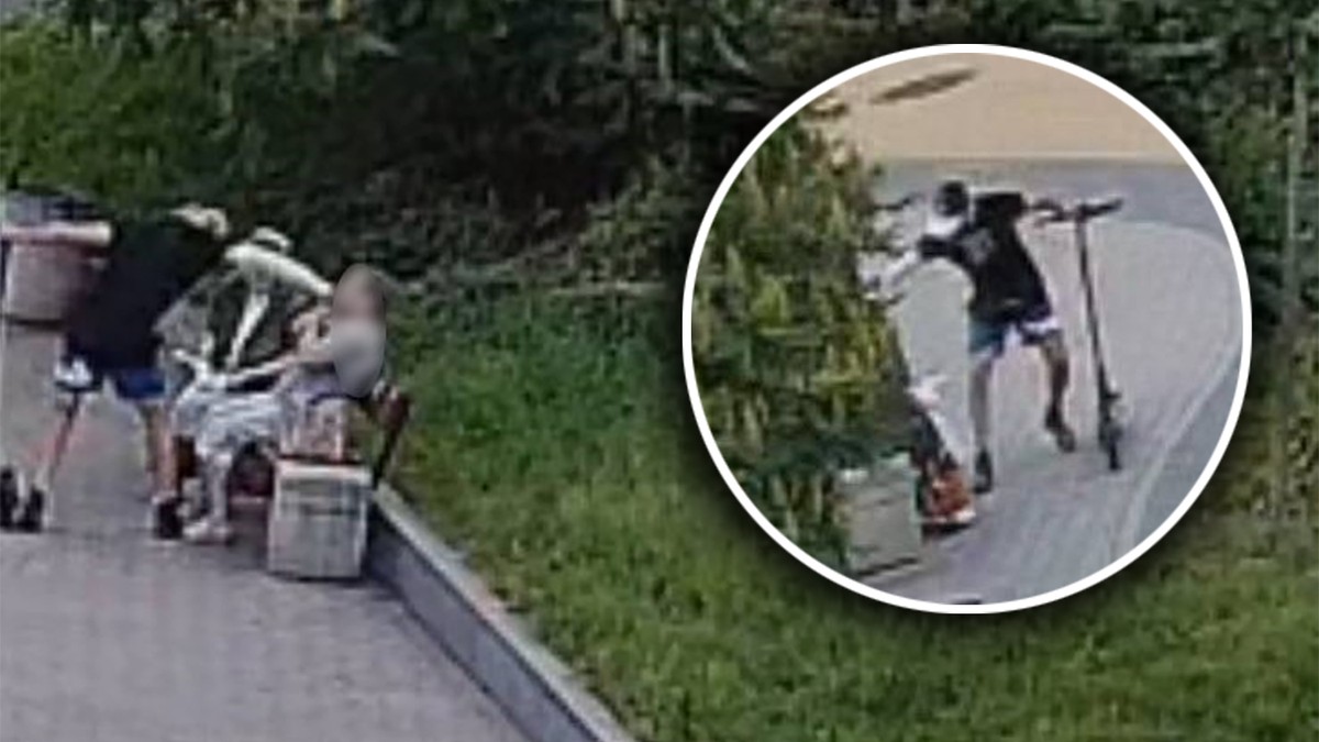 Jeździ na hulajnodze i napada na kobiety. Szuka go policja