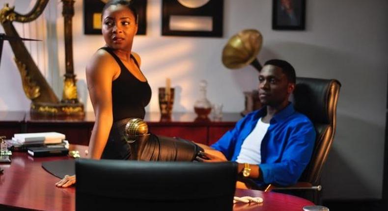 IBK Spaceship Boi and Linda Ejiofor play love interests Victor E and Vanessa in upcoming movie 8 Bars & A Clef. 