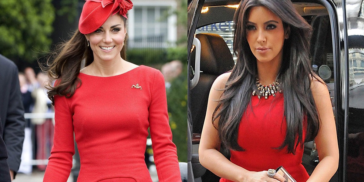 Catherine Duchess of Cambridge i Kim Kardashian