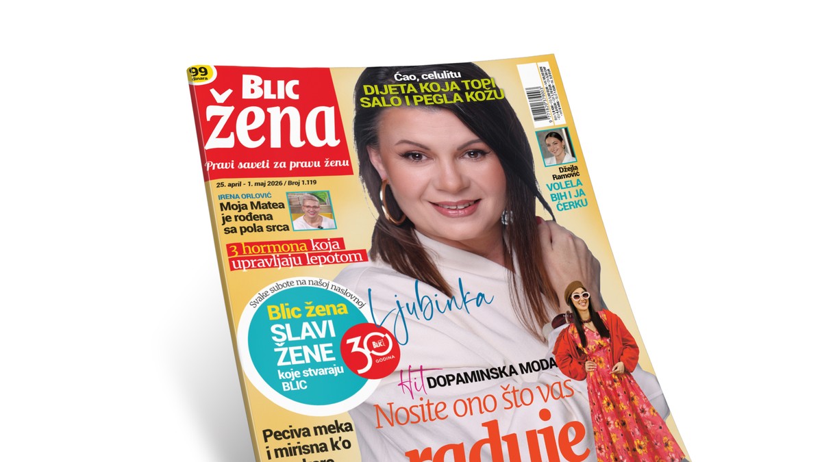 Od subote 25. aprila u prodaji je novi broj „Blic žene“, magazina koji se voli i čuva