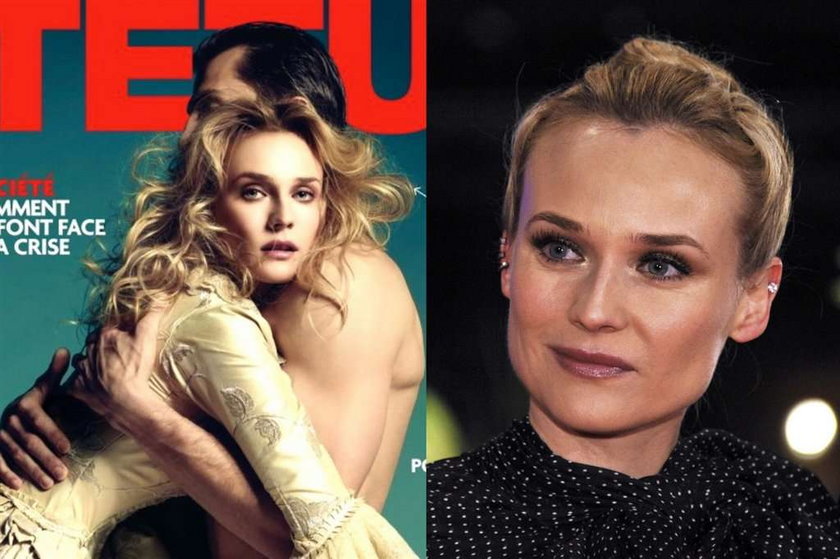 Diane Kruger Photoshop retusz metamorfoza