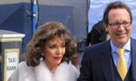 Joan Collins na urodzinach królowej 