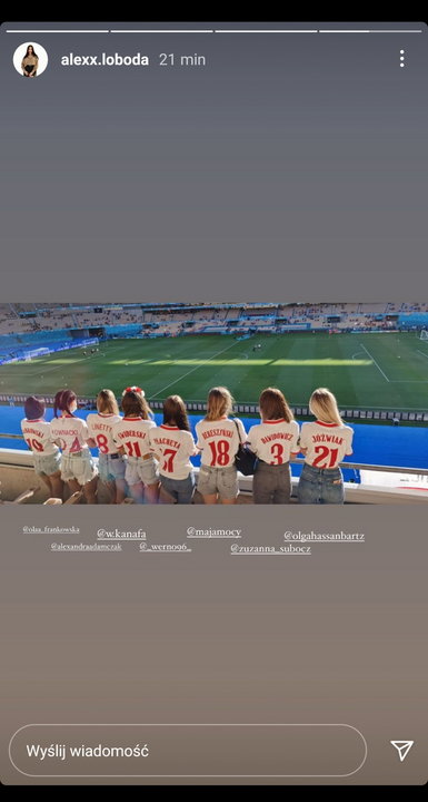 Polskie WAGs na stadionie w Sewilli