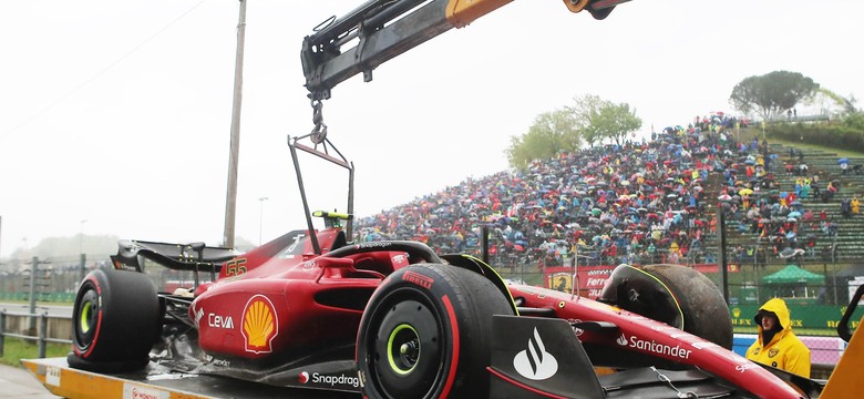 Włoscy kibice rozczarowani podwójnym pechem Ferrari na Imoli