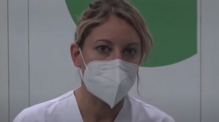  Annalisa Malara aneszteziológus maszk nélkül kezelte az első beazonosított beteget az olasz városban / Fotó: Youtube