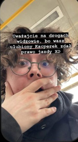 Mateusz Pawłowski na Instagramie