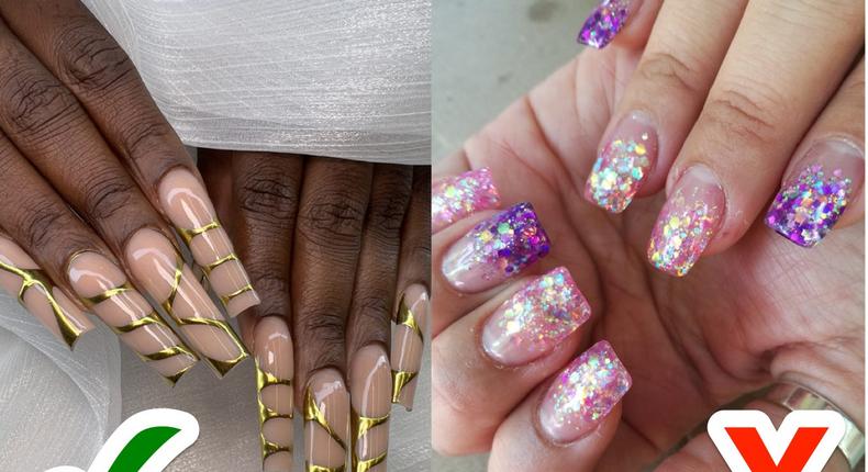 Nail experts shared which trends are expected to be in and out of style this fall.Huan N. Phan/Shutterstock; Bambambu/Shutterstock