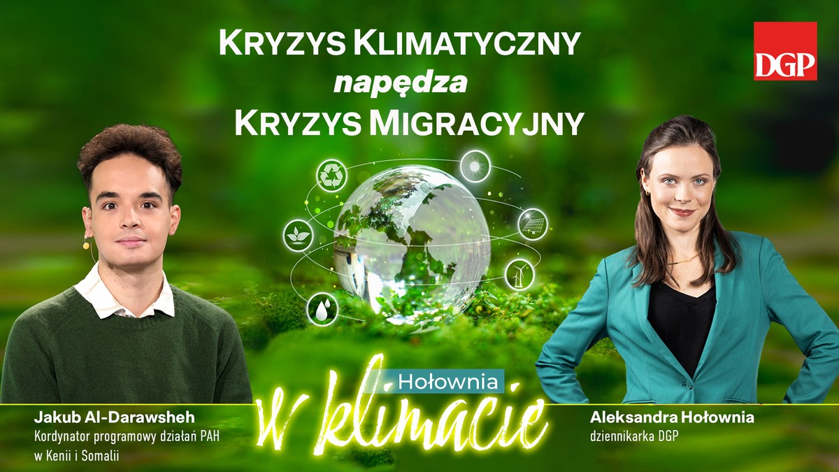 Jakub Al-Darawsheh, koordynator programowy działań PAH w Kenii i Somalii, w programie "Hołownia w klimacie"