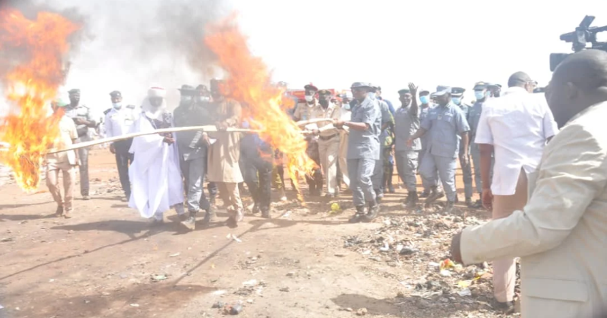 Nigerian Customs, NAFDAC destroy seized contraband, expired goods in Sokoto - Vimarsana News