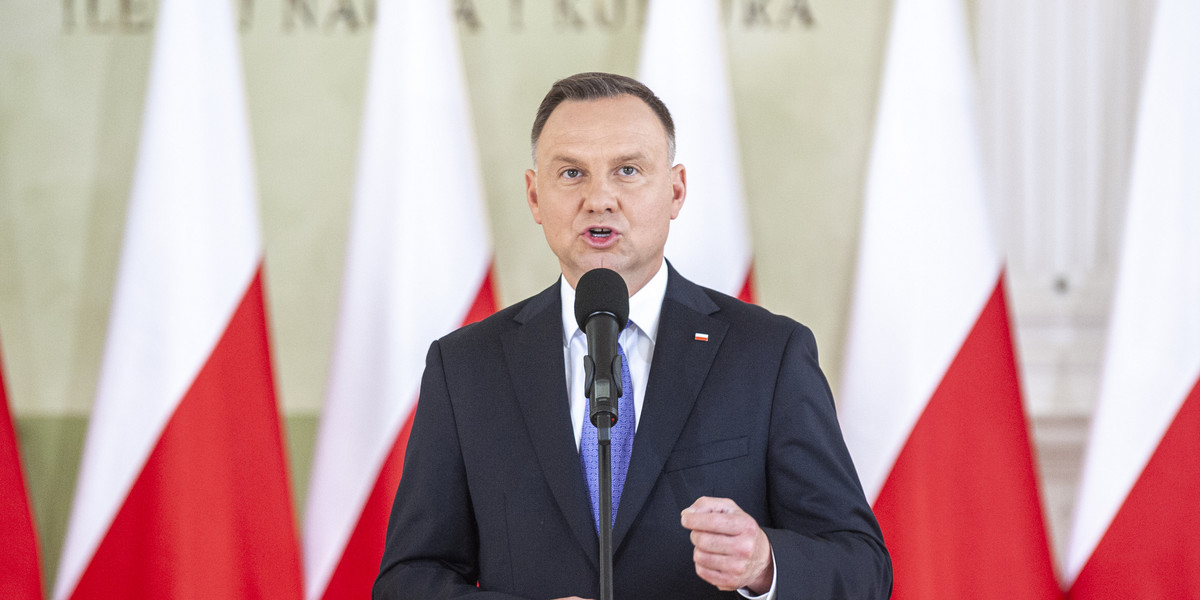 Andrzej Duda uważa, że Polska wygrywa z reżimem Łukaszenki. 
