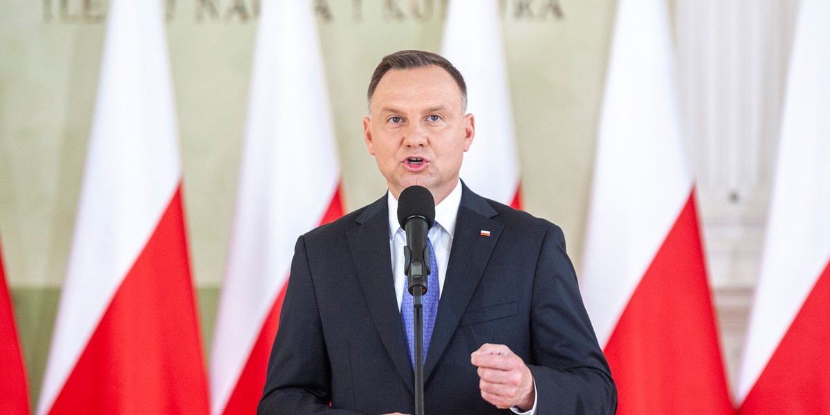 Andrzej Duda uważa, że Polska wygrywa z reżimem Łukaszenki. 